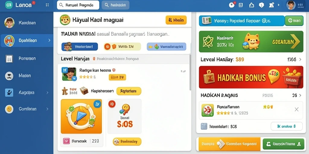 Screenshot dari tantangan yang menegangkan dalam permainan.