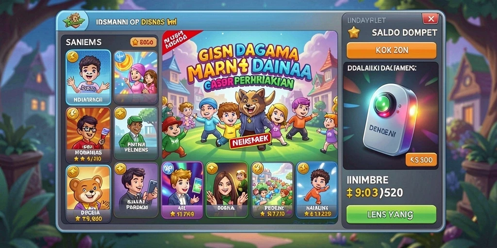 Fitur komunitas yang memungkinkan interaksi dengan pemain lain.
