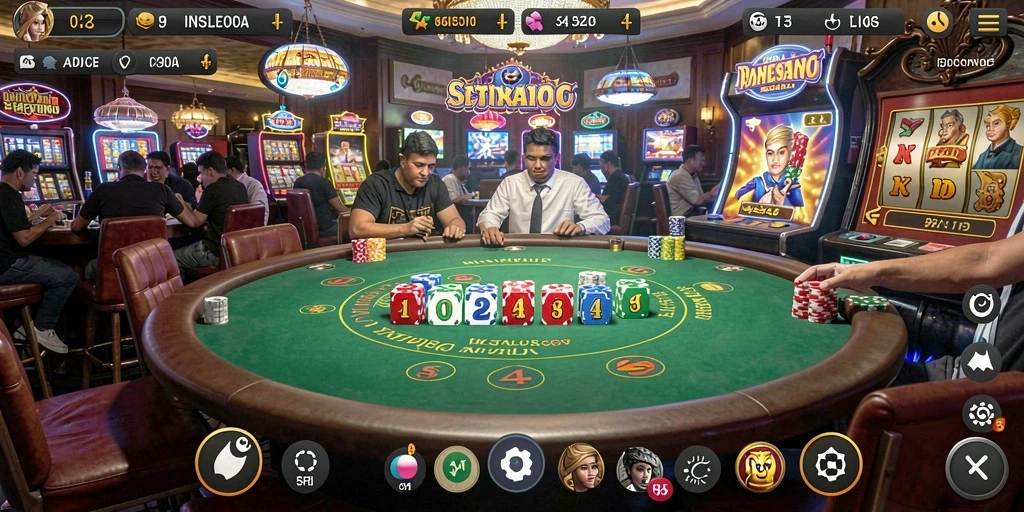 Fitur interaktif live chat untuk berkomunikasi.
